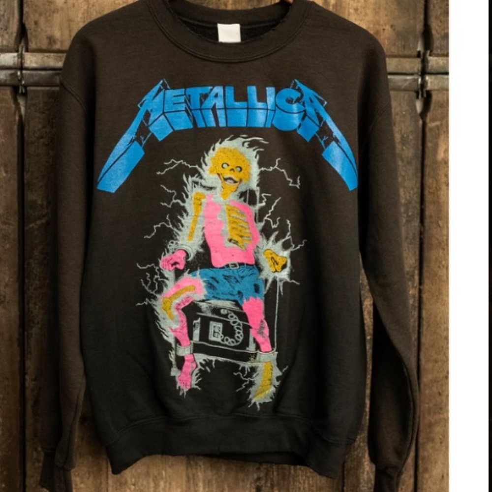 ISO MADEWORM METALLICA RIDE THE LIGHTNING - Picture 2 of 3